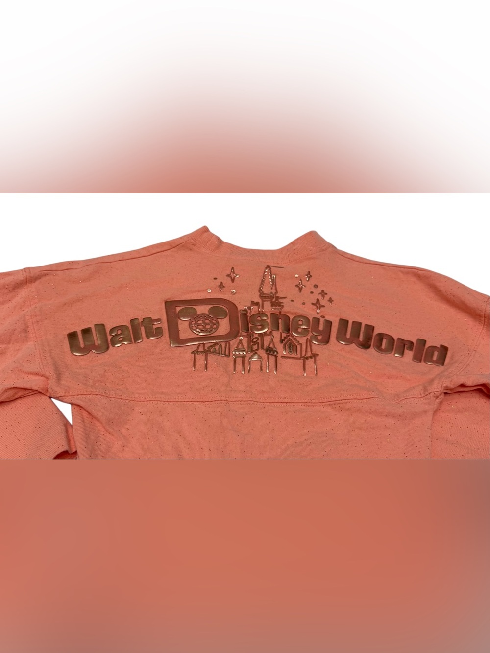 Walt Disney World Gold Pixie Dust Glitter Castle Spirit Jersey Size XS 4 Girls
